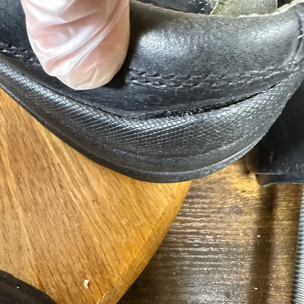 Dansko wil Mens Black Leather Clogs Size 46 12.5